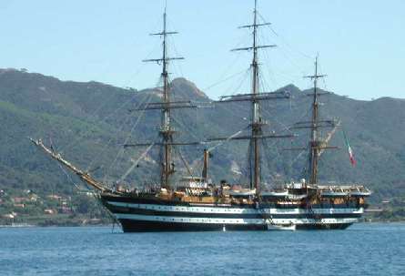 Amerigo Vespucci vor Elba