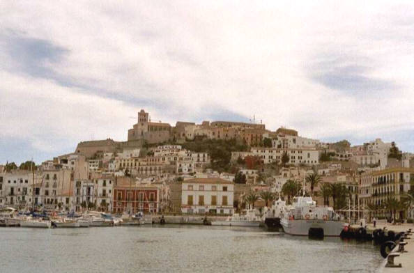 Ibiza Stadt - Blick auf das Kastell