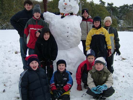 Der Schneemann der Jungs - Klasse