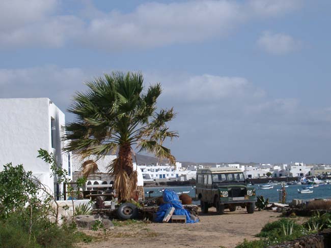 Landrover - das bevorzugte Verkehrsmittel auf La Graciosa