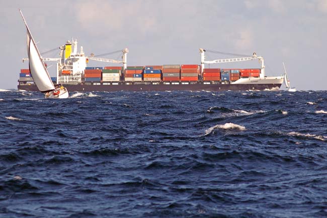 Containerschiff vor Gran Canaria(dk)