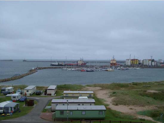 Peterhead Bay - Blick auf die Marina