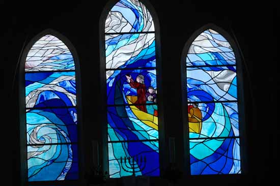 Fenster der Bagenkop Kirche