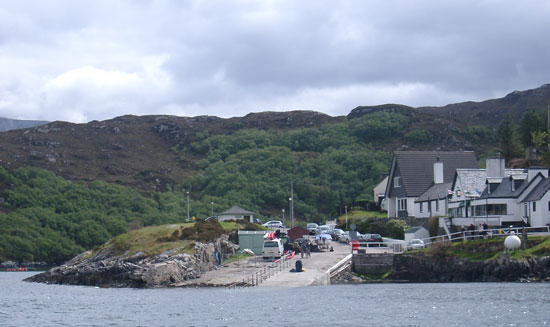 Hotel Kylesku und Fähranleger