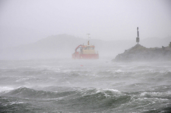 Sturm, mehr als 60 Knoten