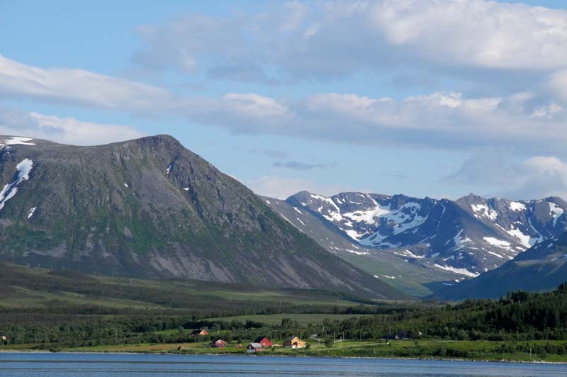 Im Grotsund nordöstlich von Tromsø