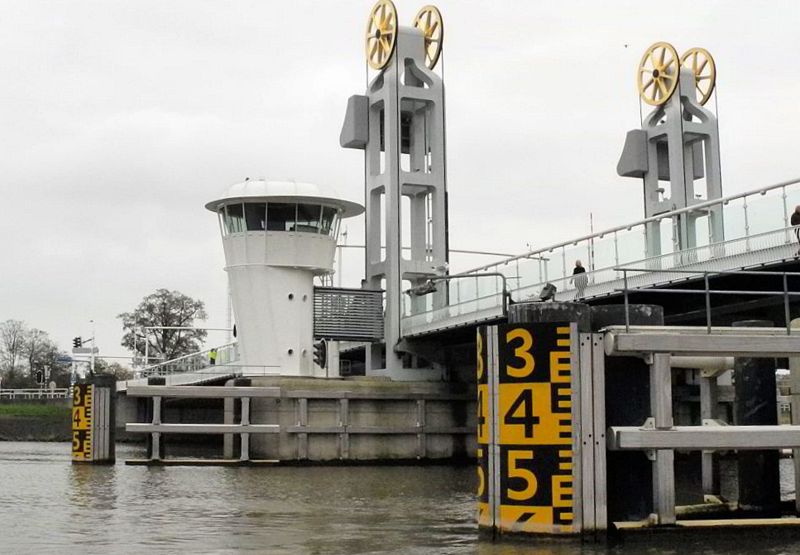 Die Hubbrücke bei Kampen